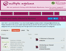 Tablet Screenshot of lifewithmultiplemyeloma.org